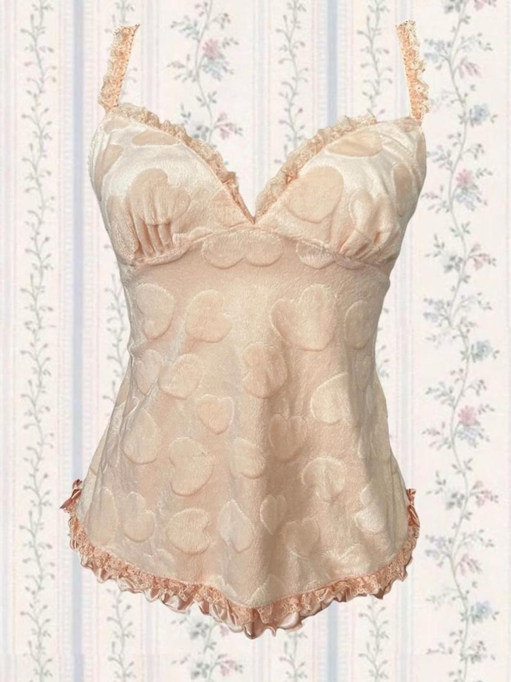 Pink Heart Camisole